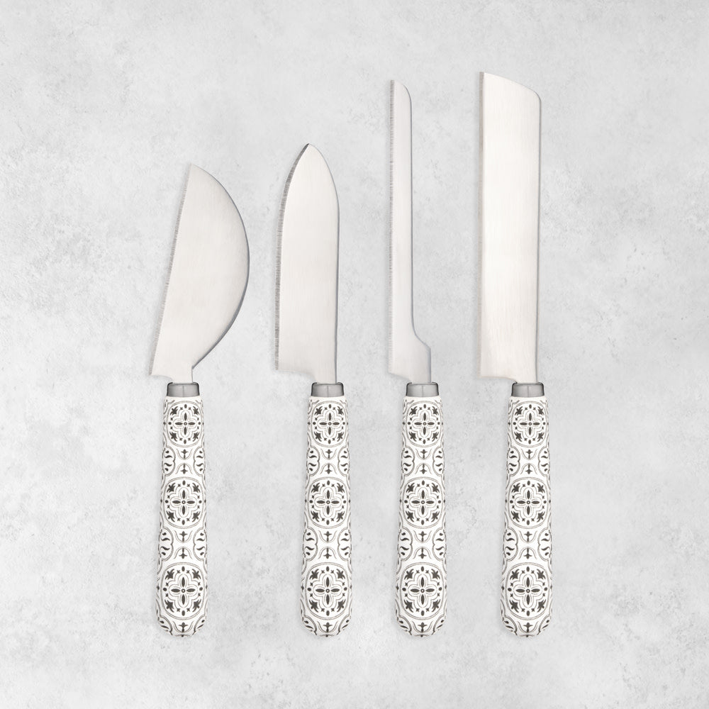 Twine 3 Piece Cheese Knives Set with Ceramic Star Pattern Handles, For Hard  and Soft Cheese – Twine Living