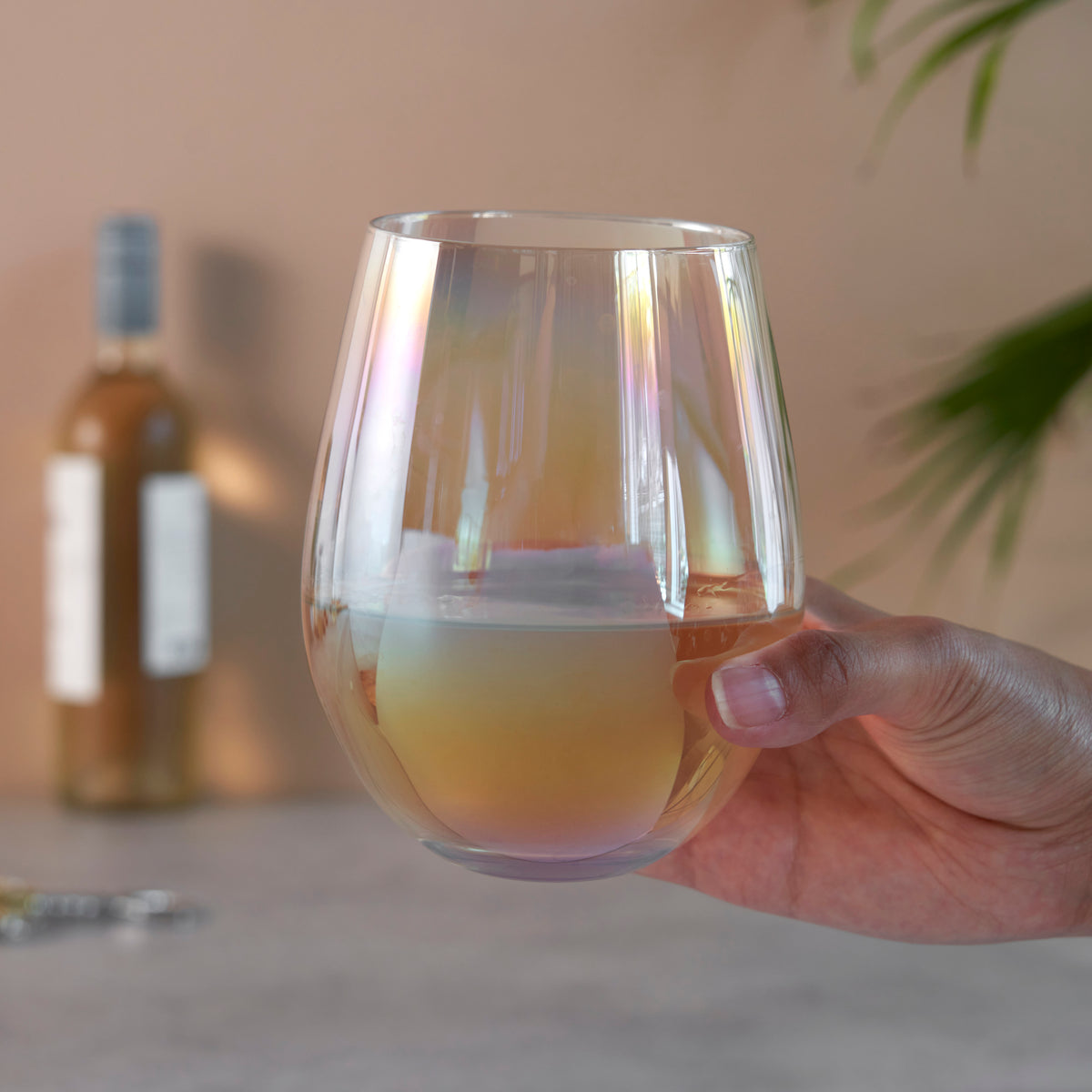 Happy Glasses – Stemless Wine Glass - Taylor Backes