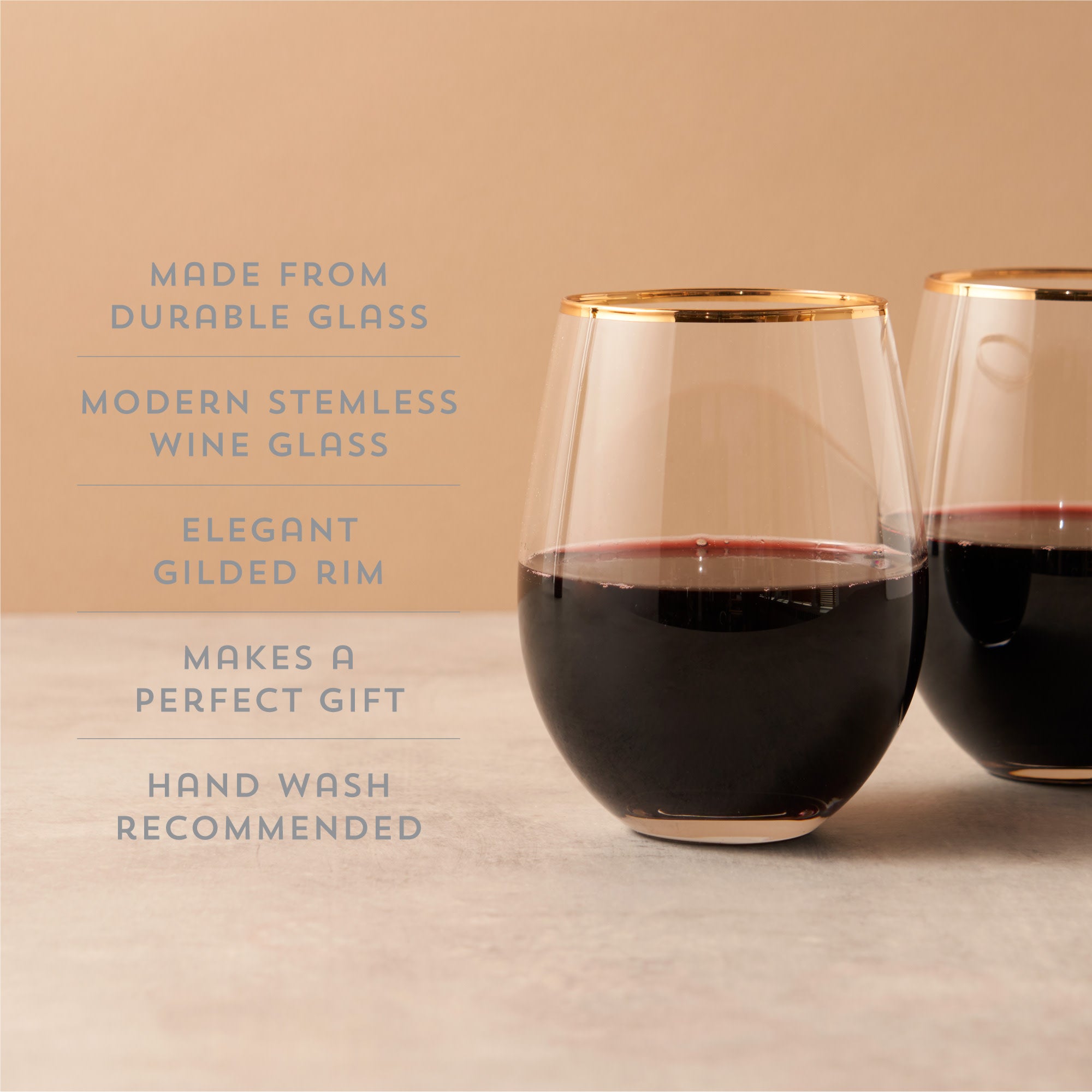Twine Stemless Wine Glasses - Thumbnail 5
