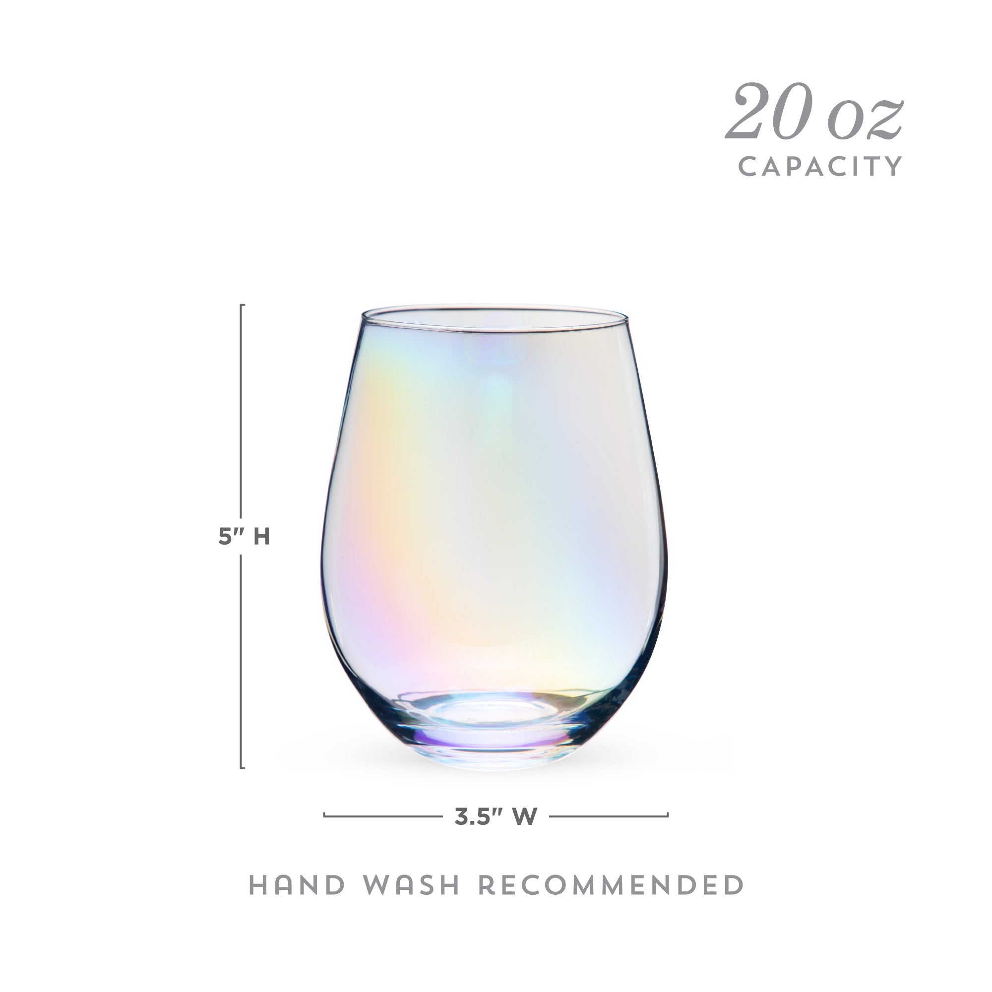 Luster Stemless Wine Glasses - Thumbnail 3