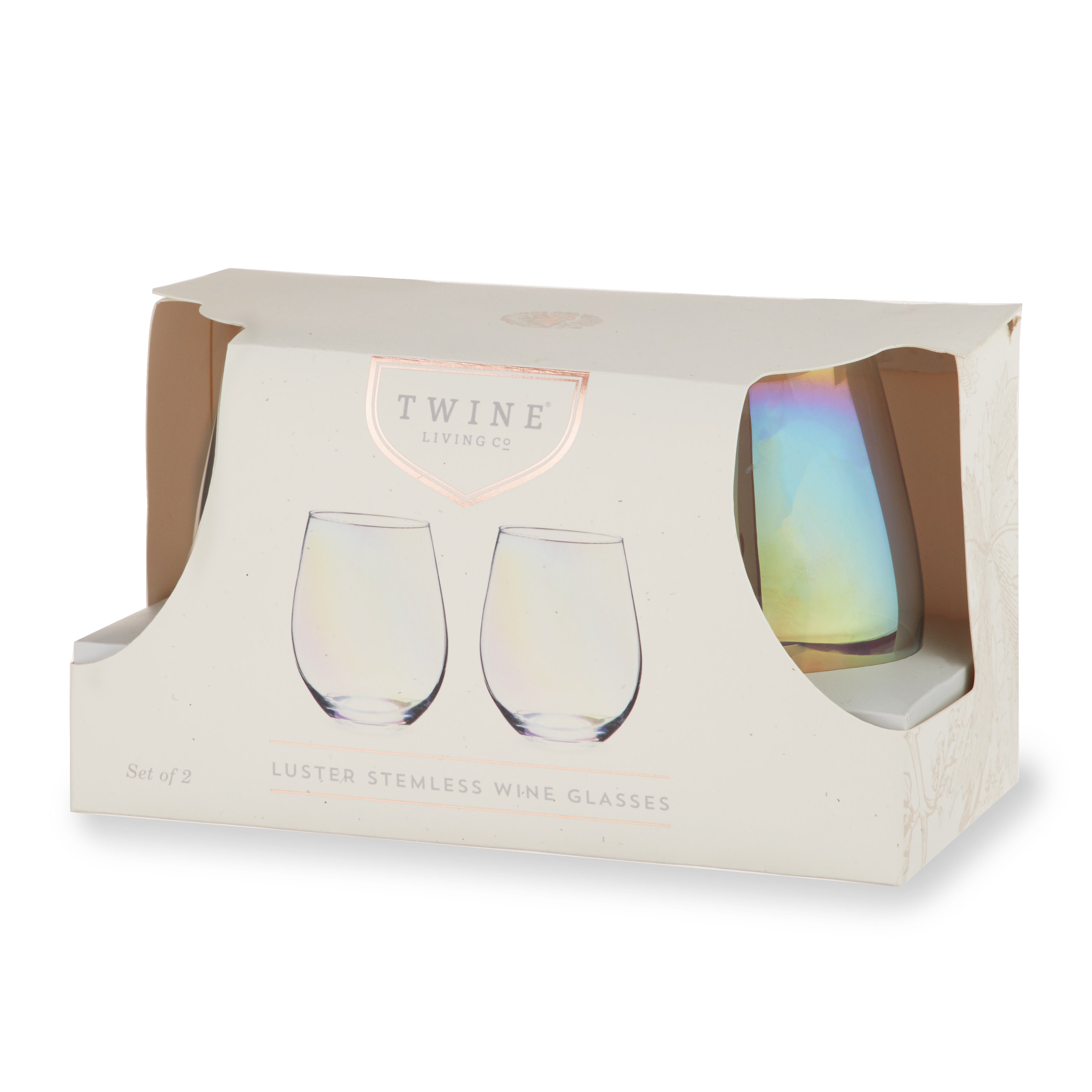 Luster Stemless Wine Glasses - Thumbnail 4