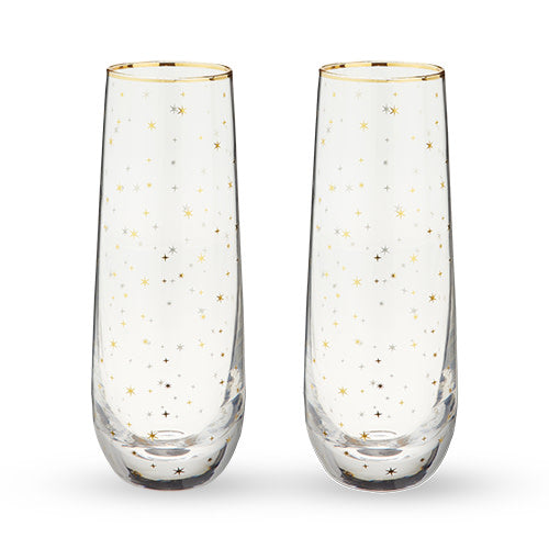 Starlight Stemless Champagne Flutes - Thumbnail 5