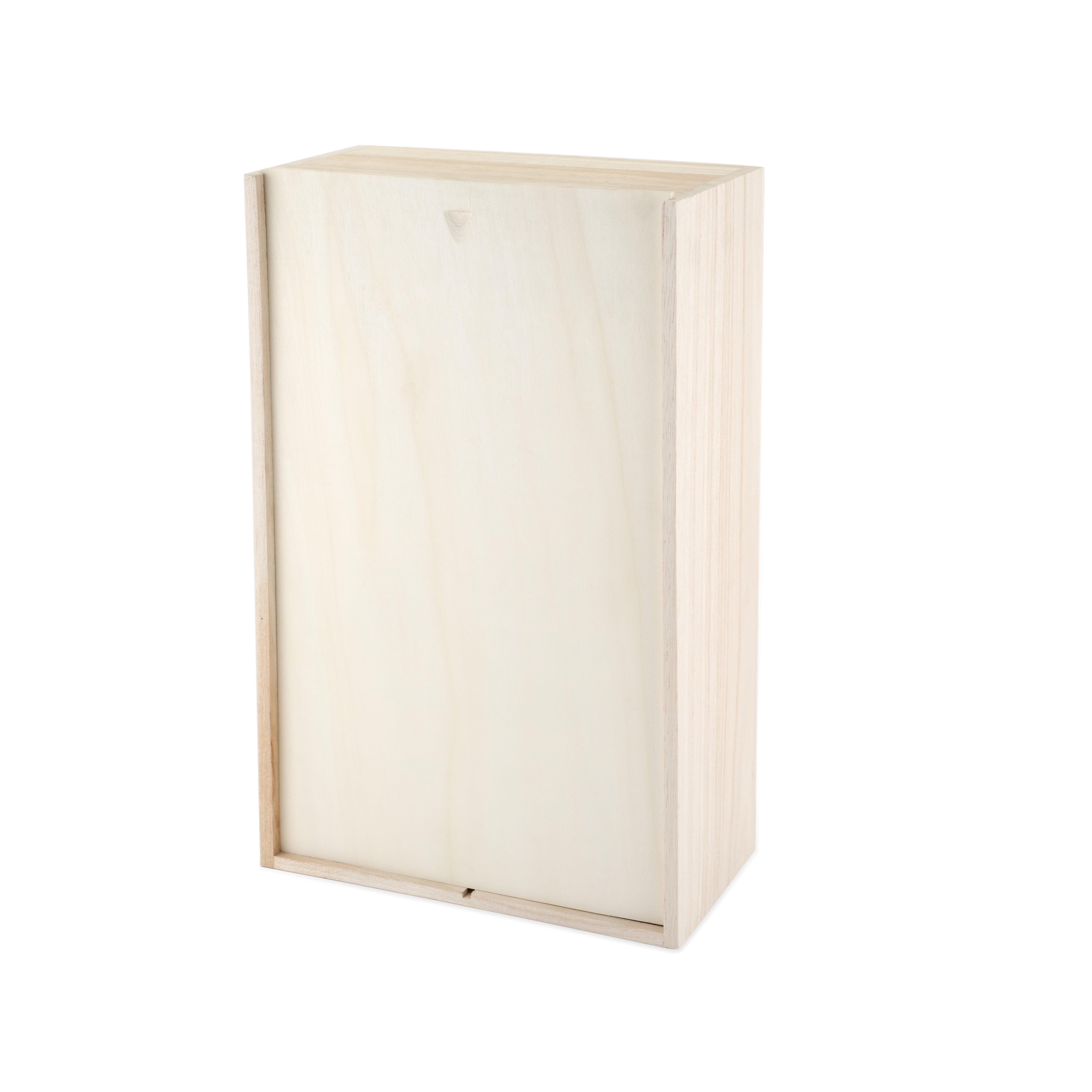 2-Bottle Paulownia Wood Wine Box - Thumbnail 2