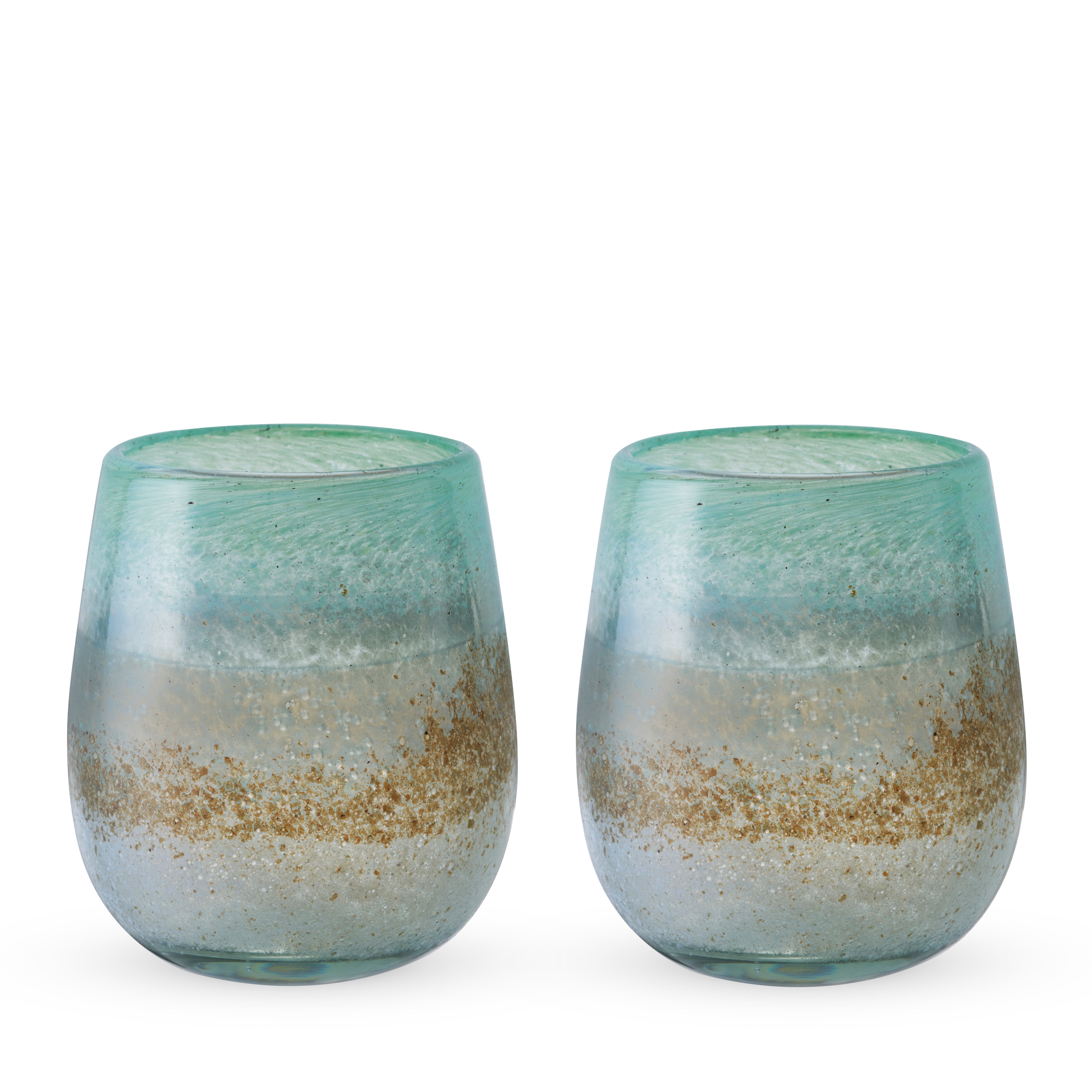 Segunda Vida Playa Bonita Stemless Wine Glasses