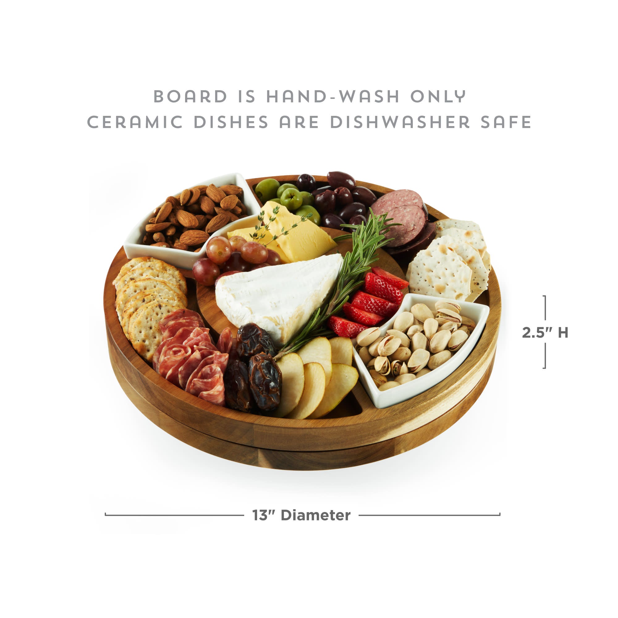 Rotating Charcuterie Board