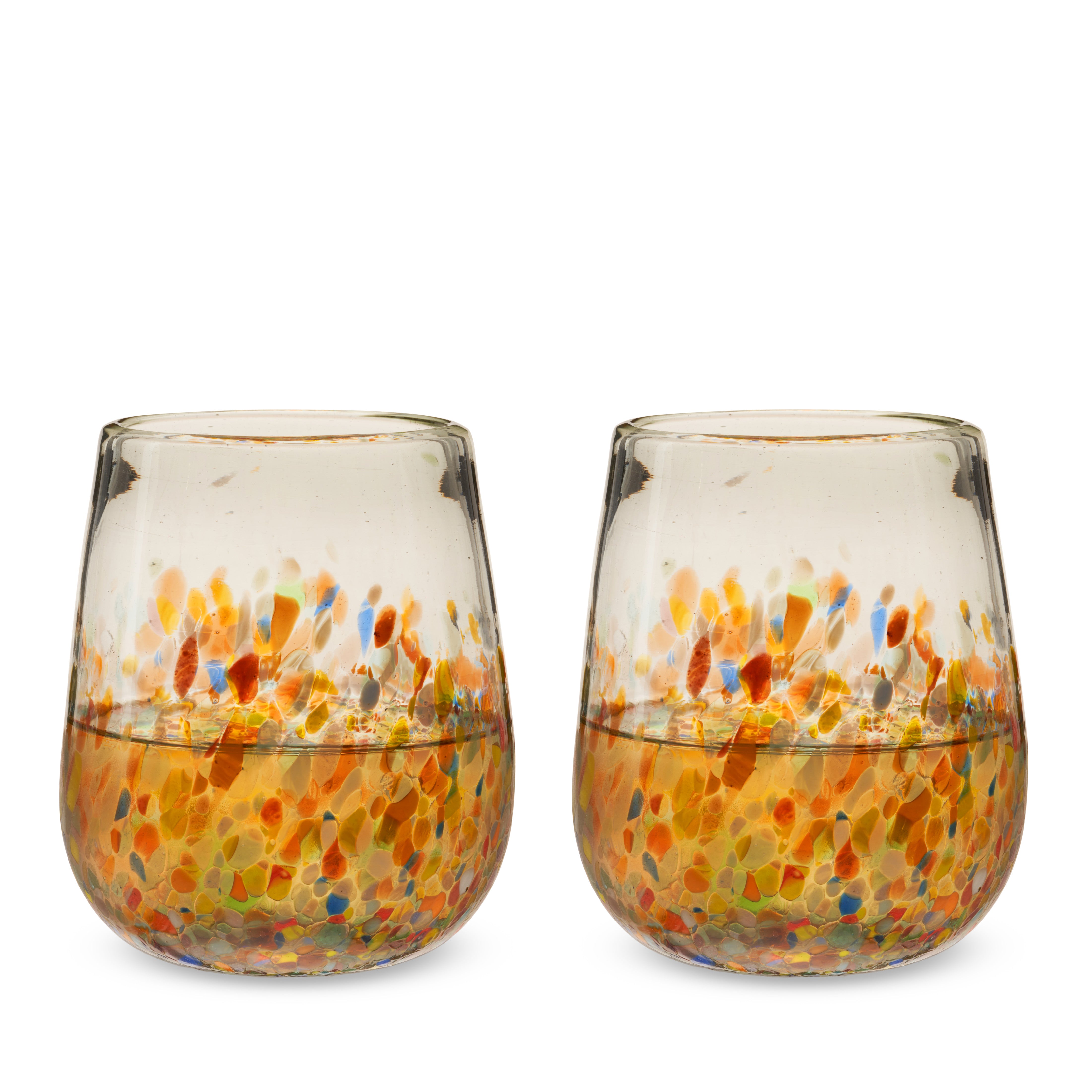 Segunda Vida Artistico Stemless Wine Glasses - Thumbnail 2