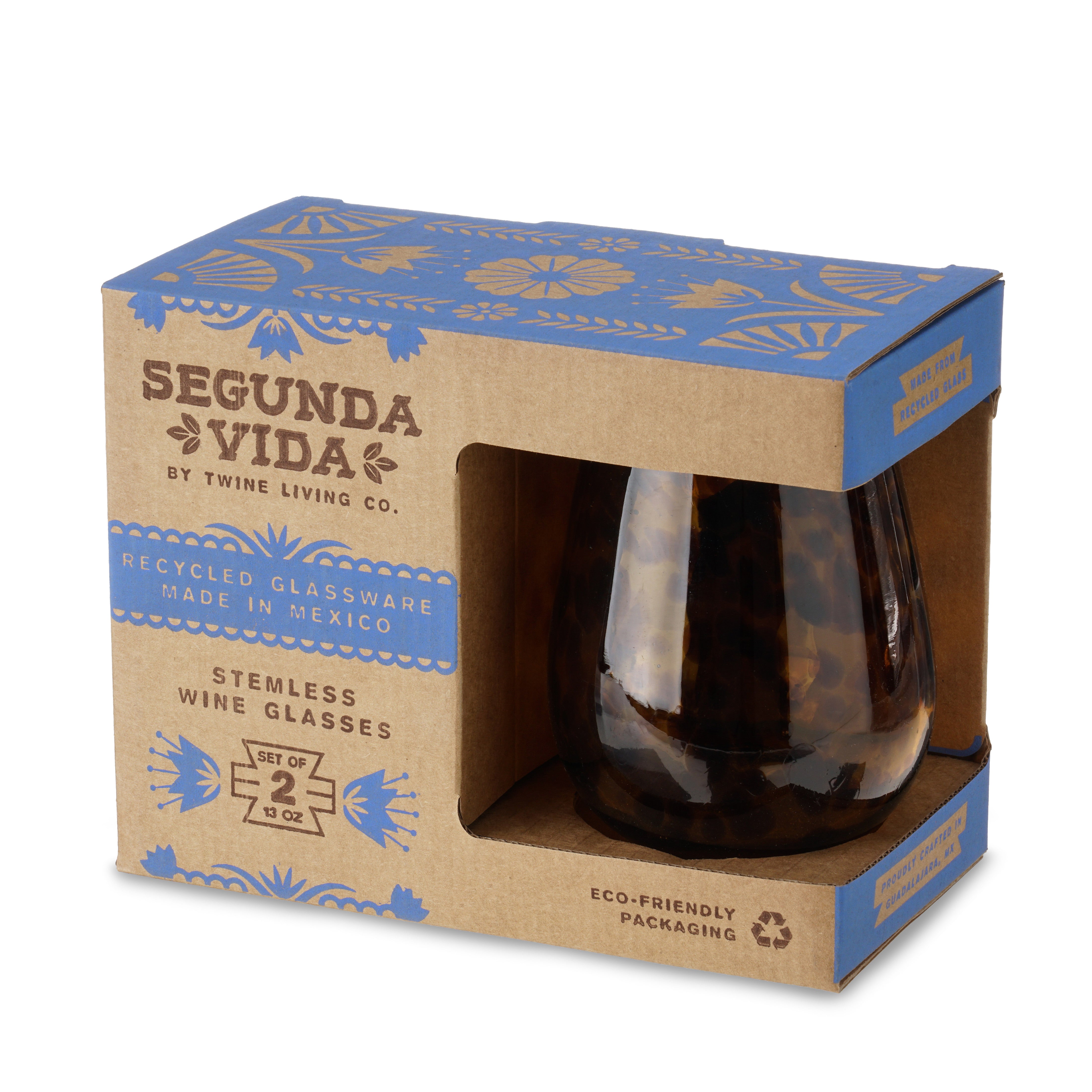 Segunda Vida Tortuga Stemless Wine Glasses - Thumbnail 3