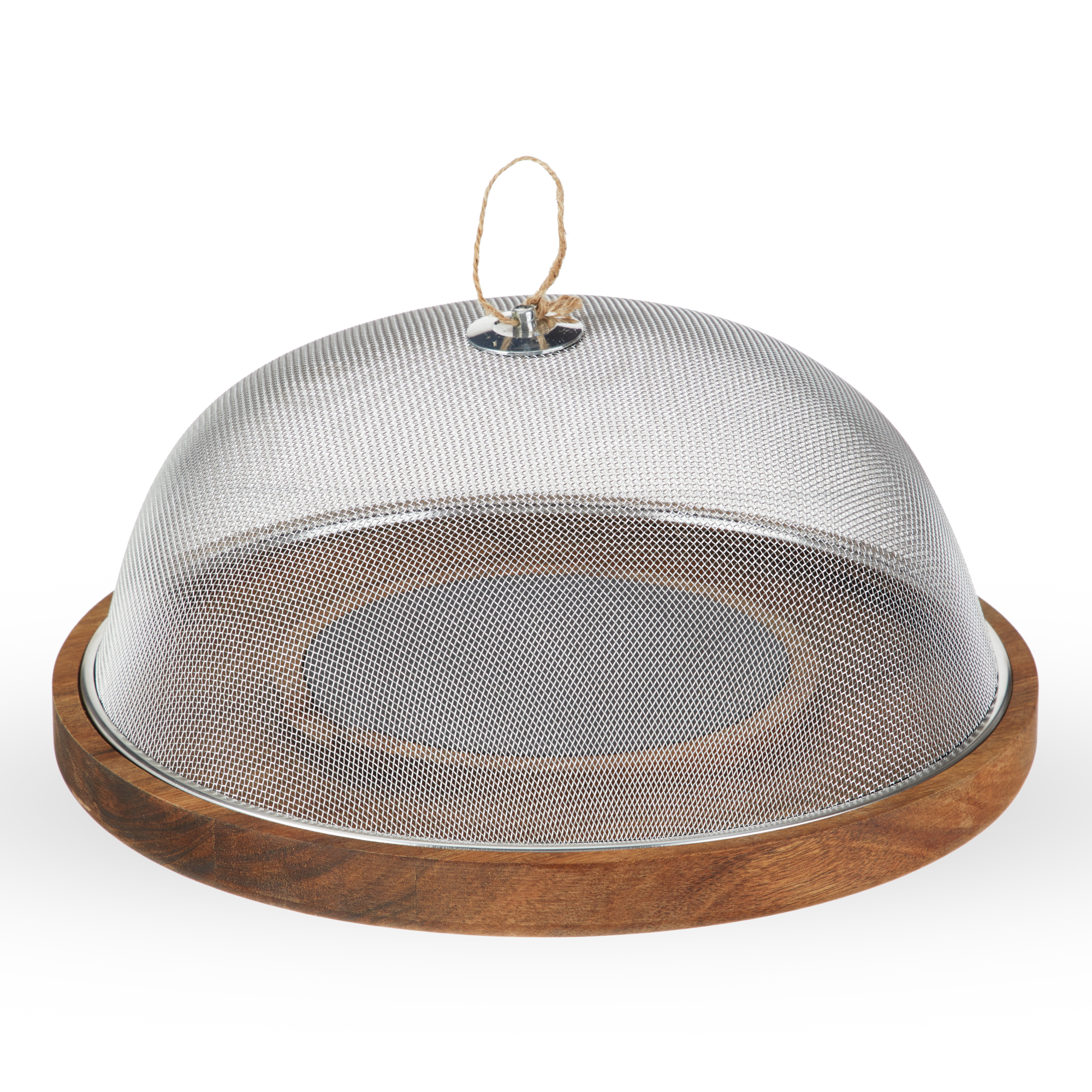 Modern Manor Slate & Acacia Cheese Board with Dome - Thumbnail 2