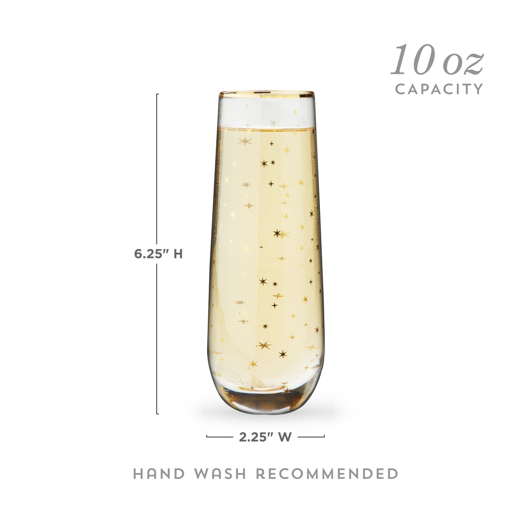 Woodland Stemless Champagne Flute Set by Twine® - Porte Cochere Home