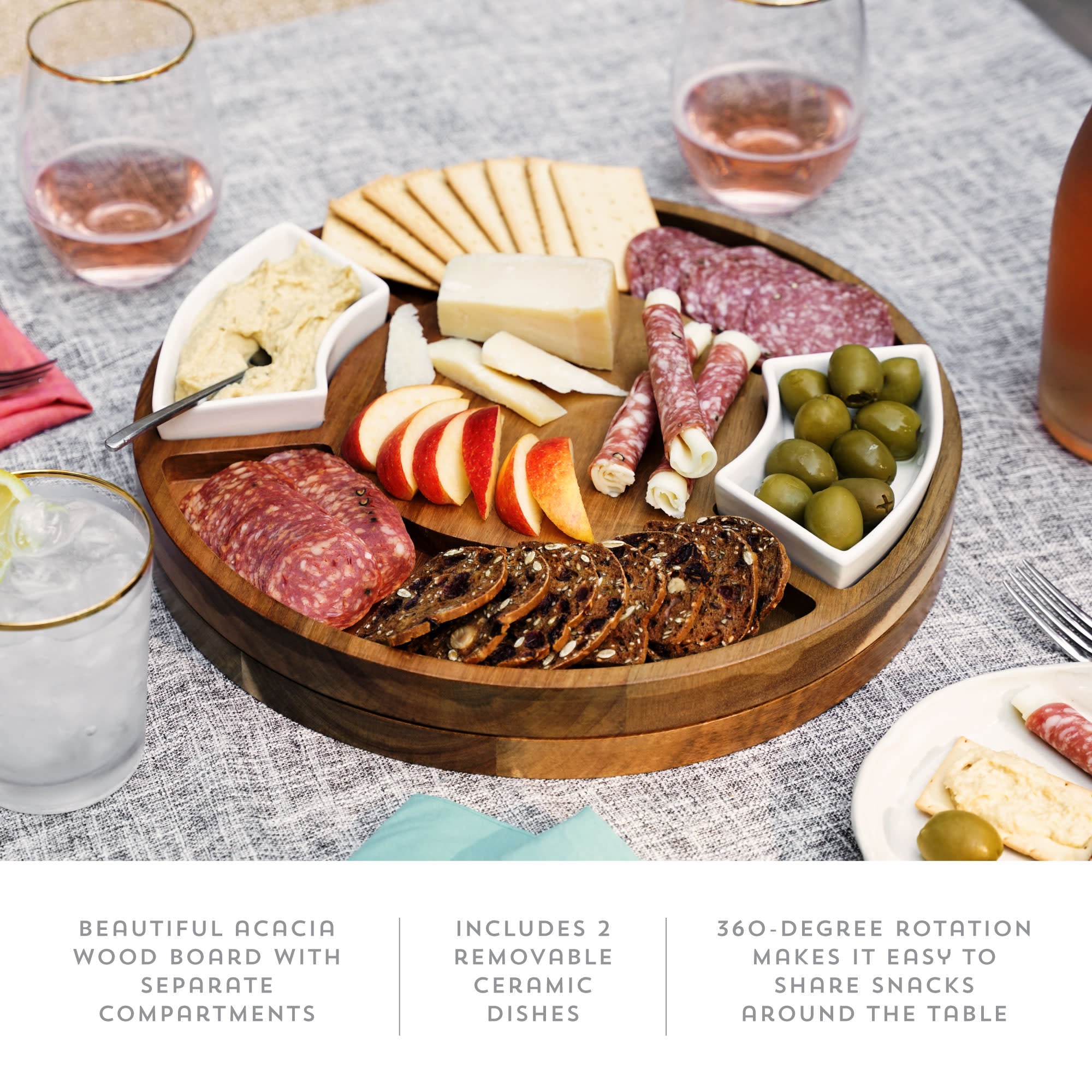 Rotating Charcuterie Board - Thumbnail 4