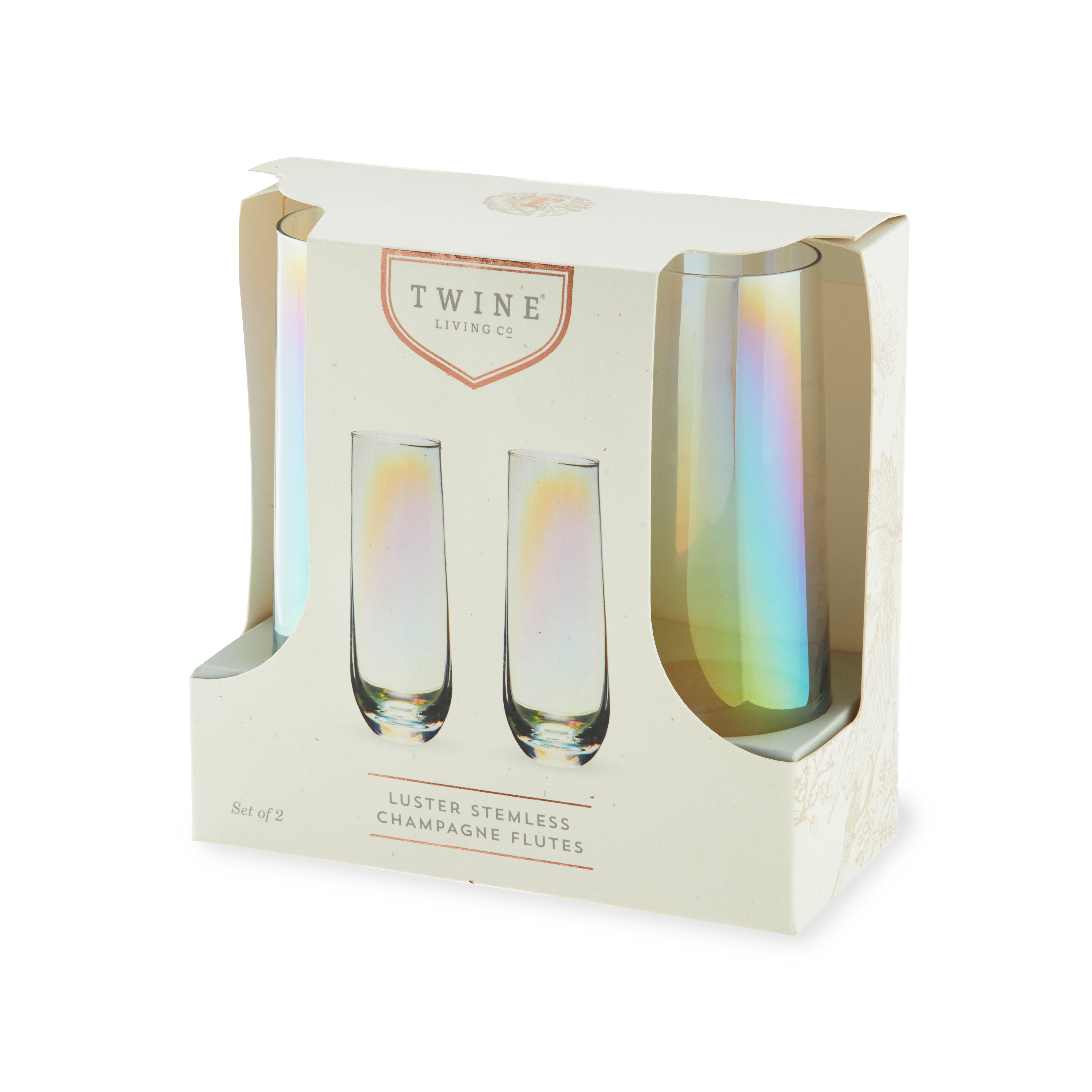 Twine Living Luster Champagne Flutes - Thumbnail 5