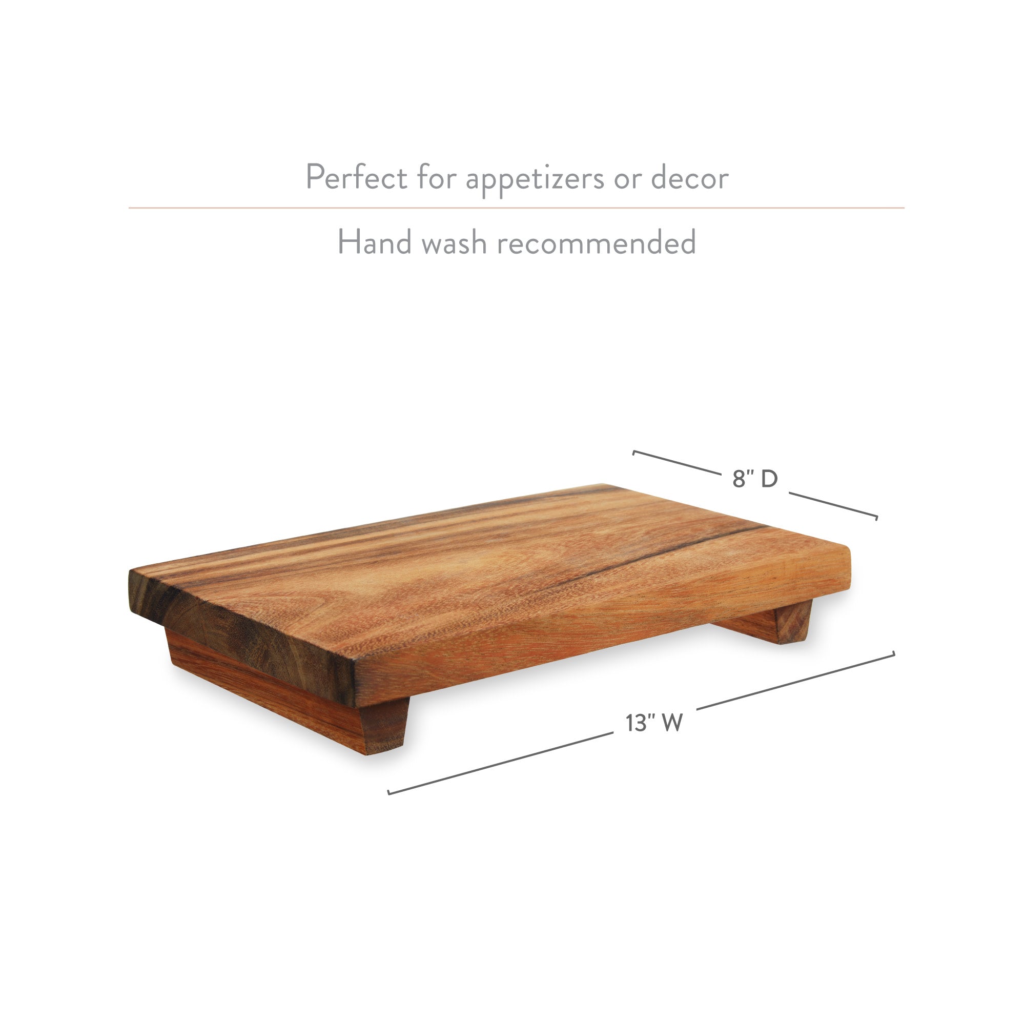 Acacia Footed Serving Board - Thumbnail 2