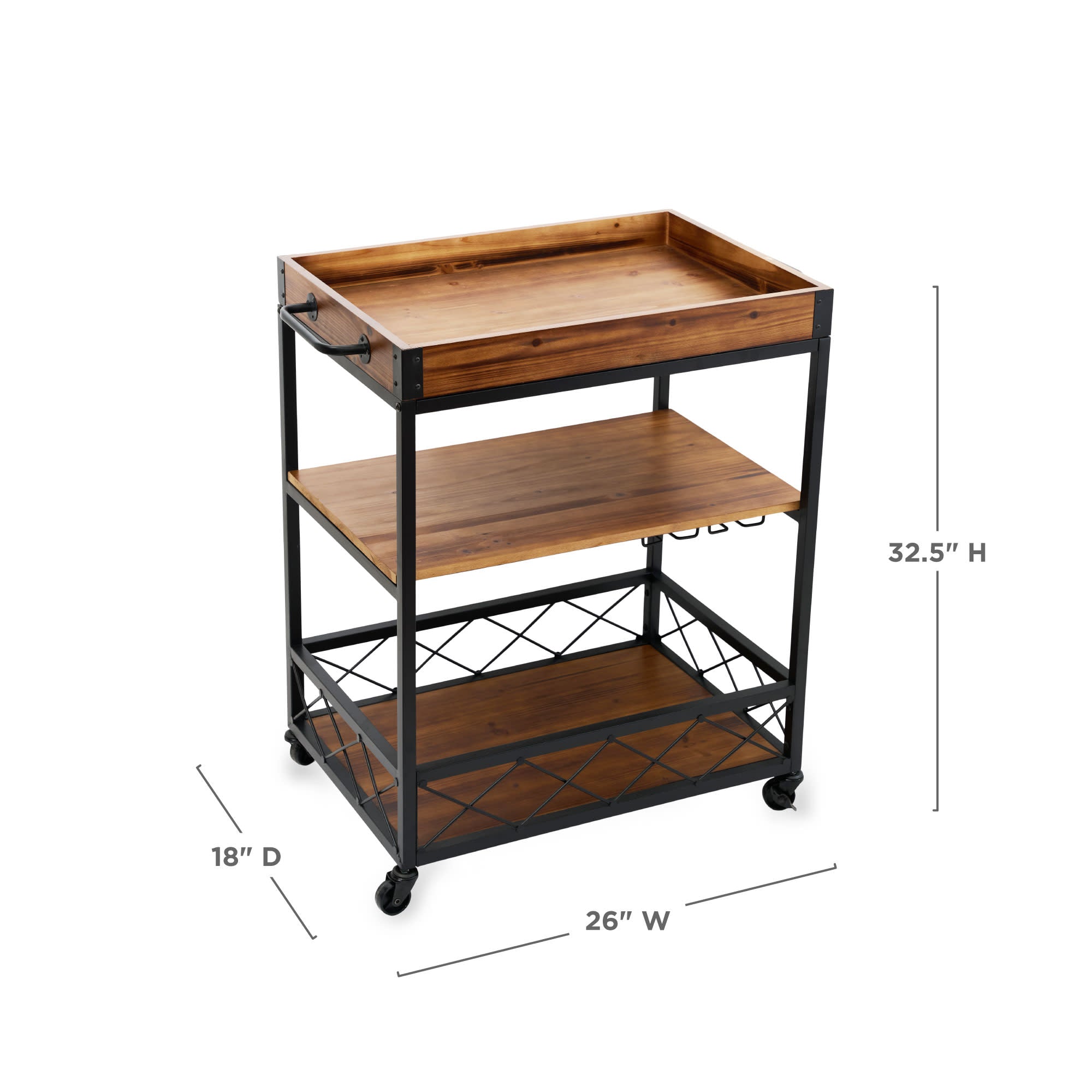 Modern Manor Bar Cart - Thumbnail 5