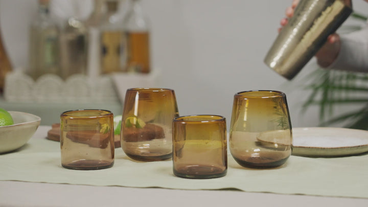 Segunda Vida El Ocaso Stemless Wine Glasses