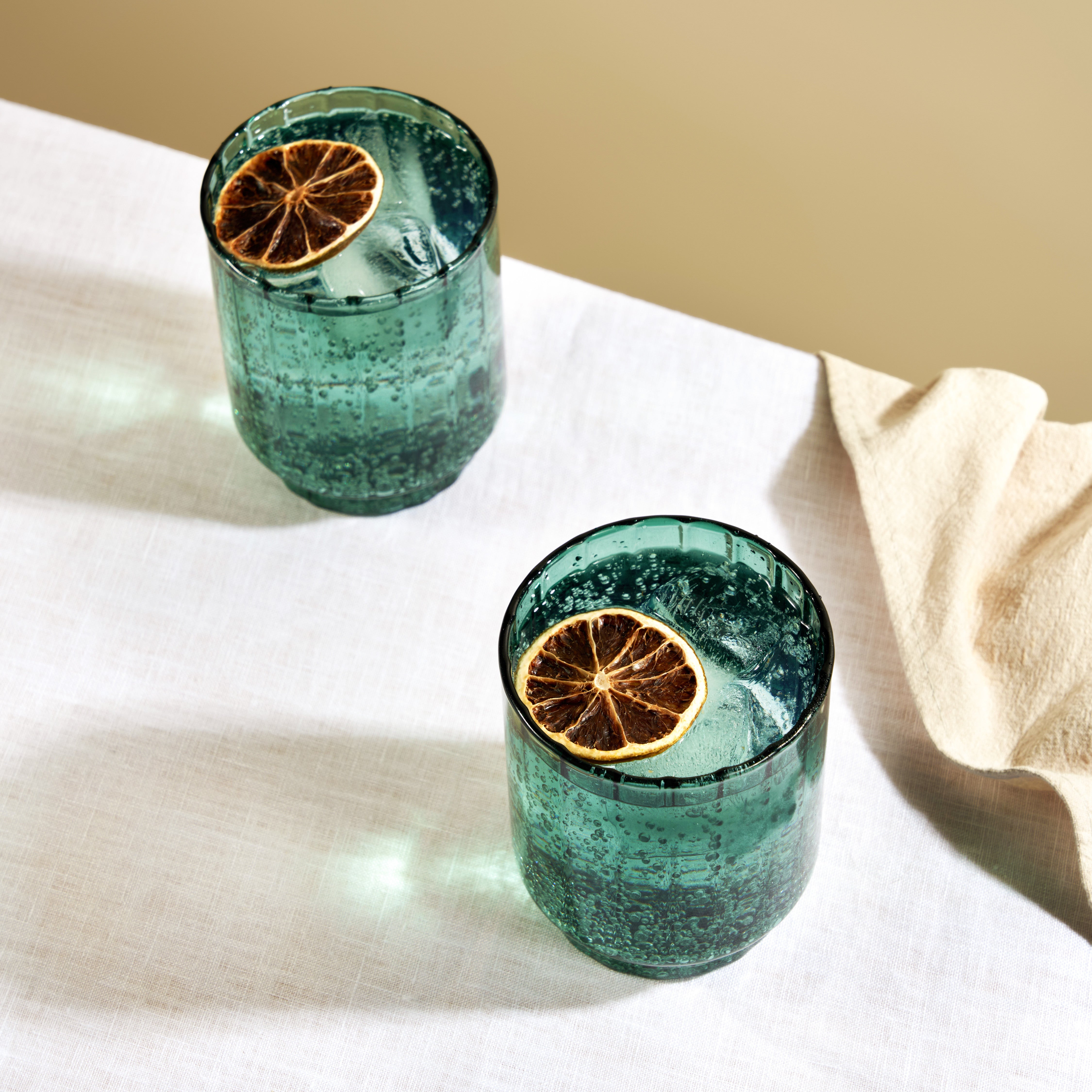 Malachite Optic Tumblers, Set of 2 - Thumbnail 2