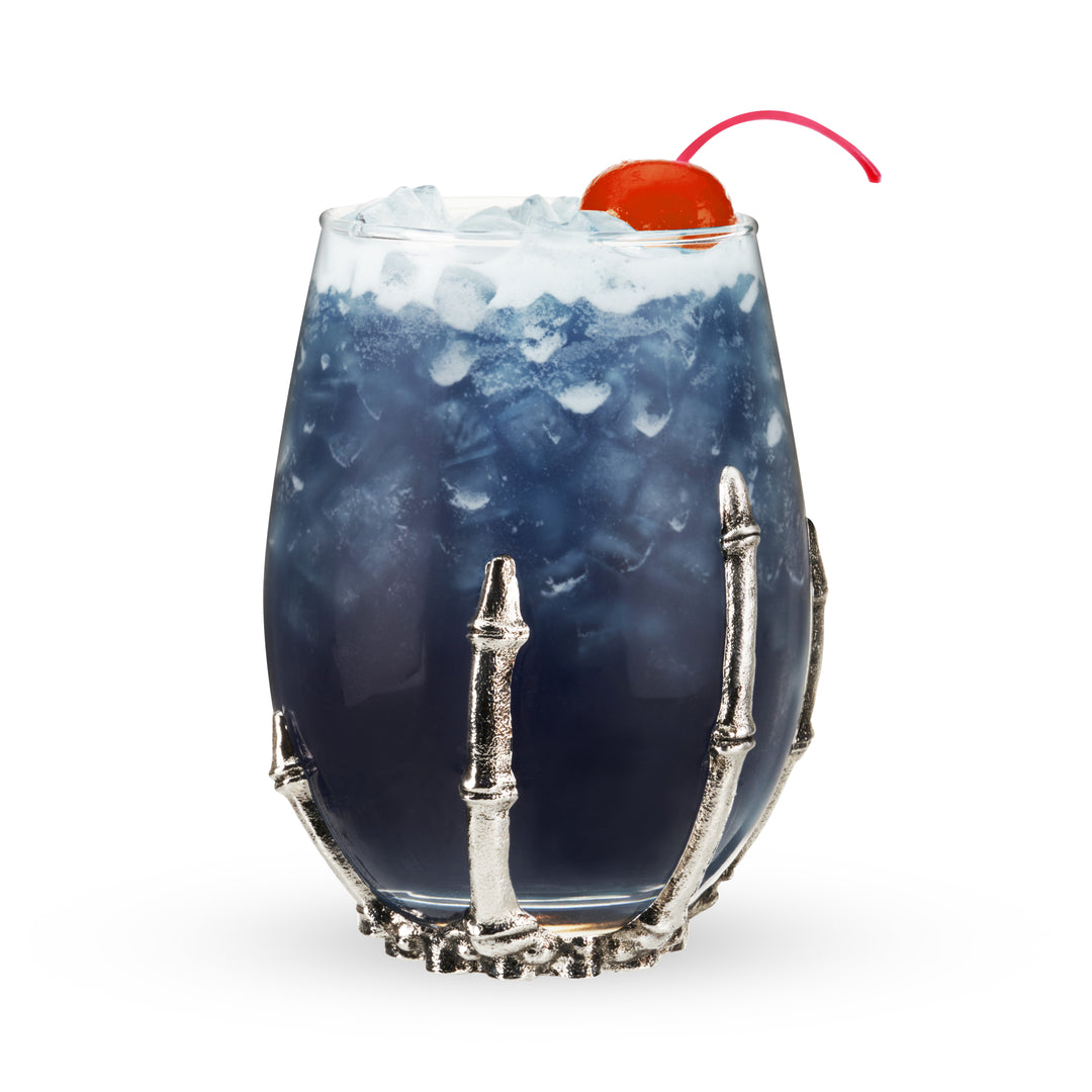 Skeleton Stemless Wine Glass