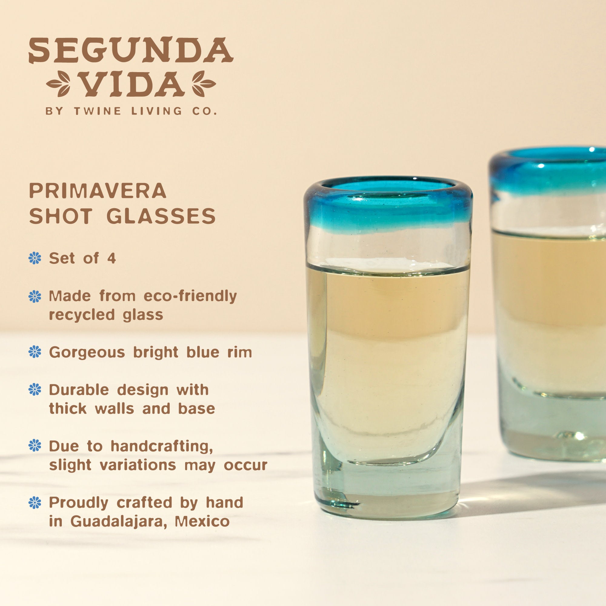 Segunda Vida Primavera Shot Glasses - Thumbnail 5