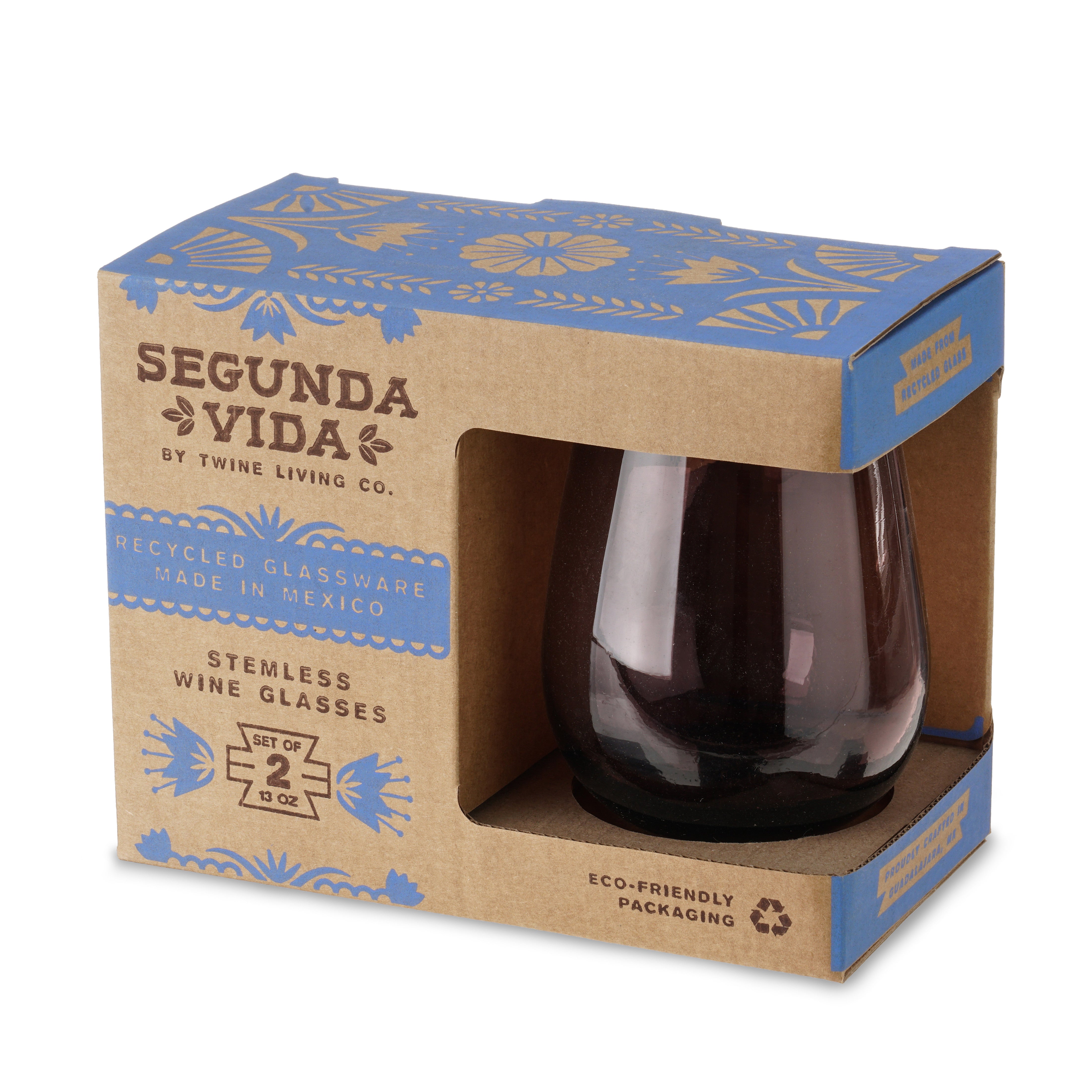 Segunda Vida Stemless Wine Glasses - Thumbnail 2