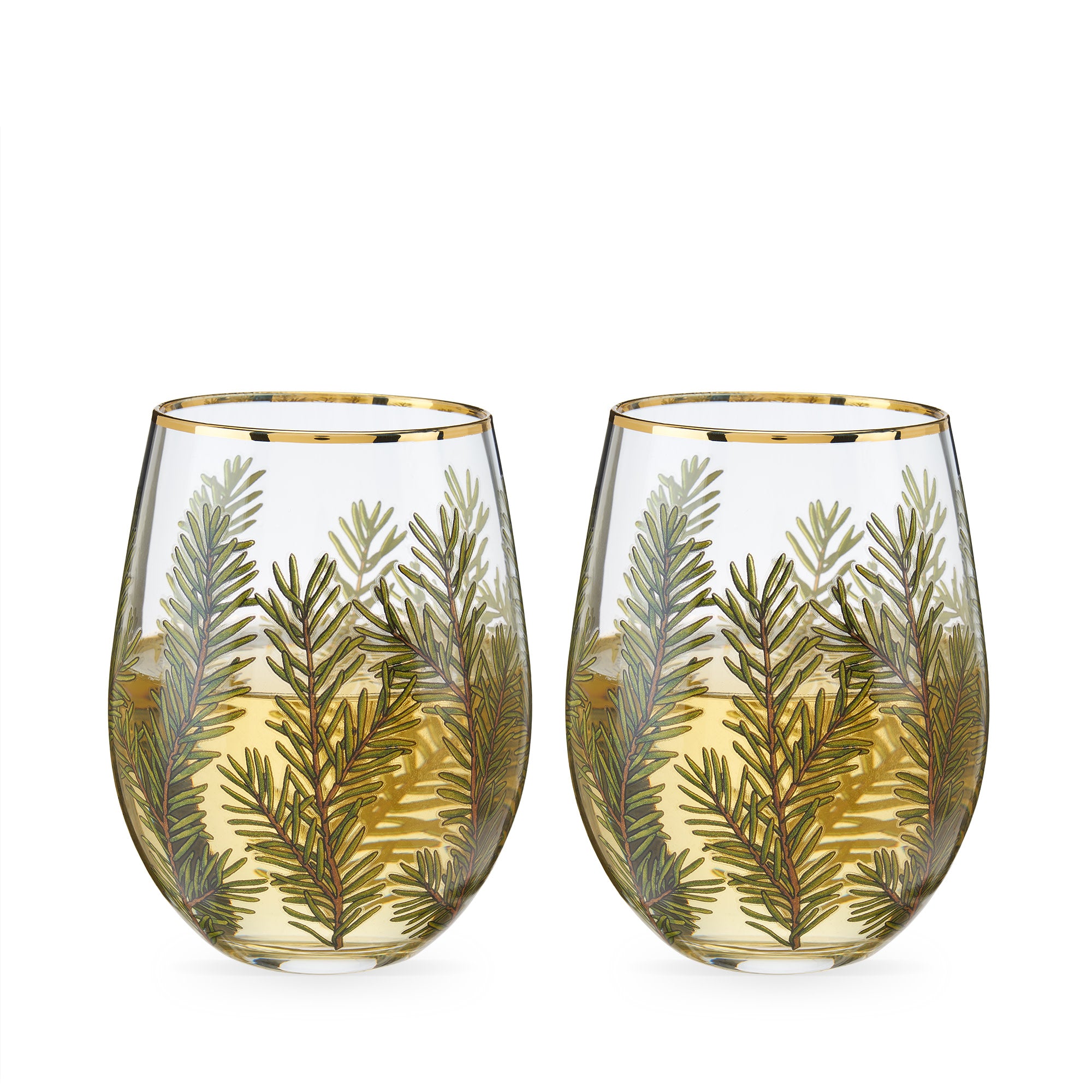 Woodland Stemless Wine Glass Set - Thumbnail 3