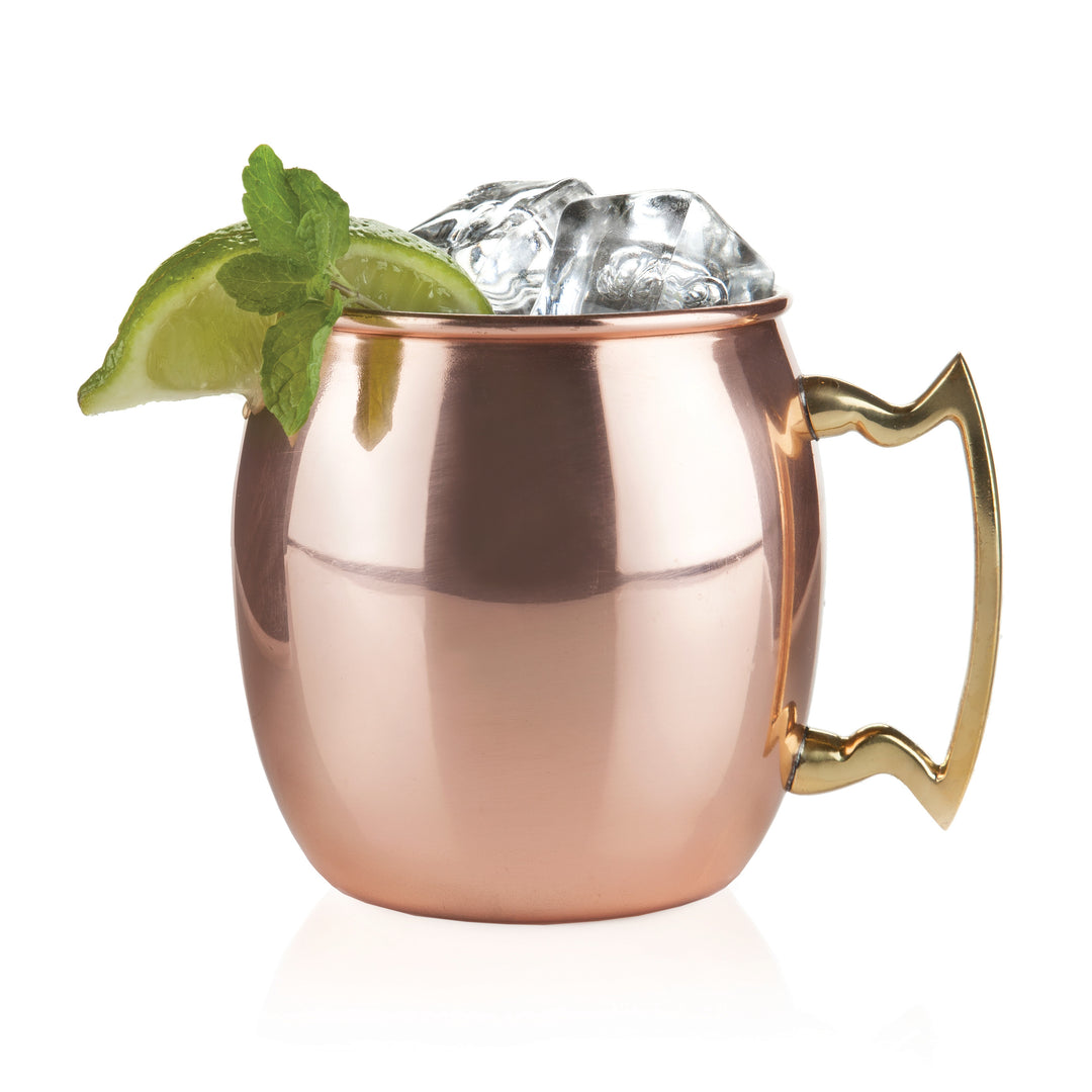 Twine Moscow Mule Mug for Mint Juleps, Tiki Cocktails, Solid