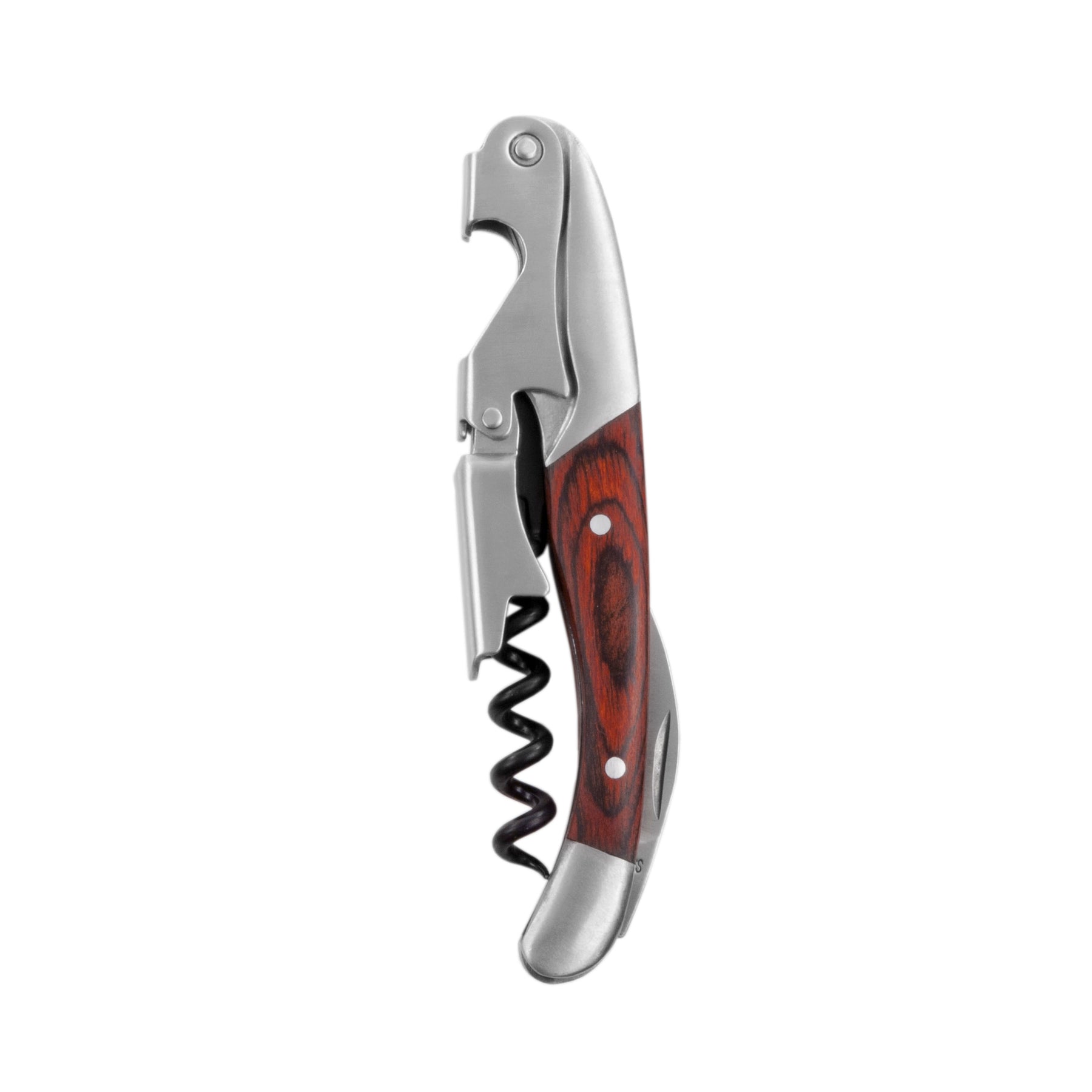 Twine Double Hinged Waiters Corkscrew Wine Opener In Twine Double Hinged Waiters Corkscrew Wine Opener In