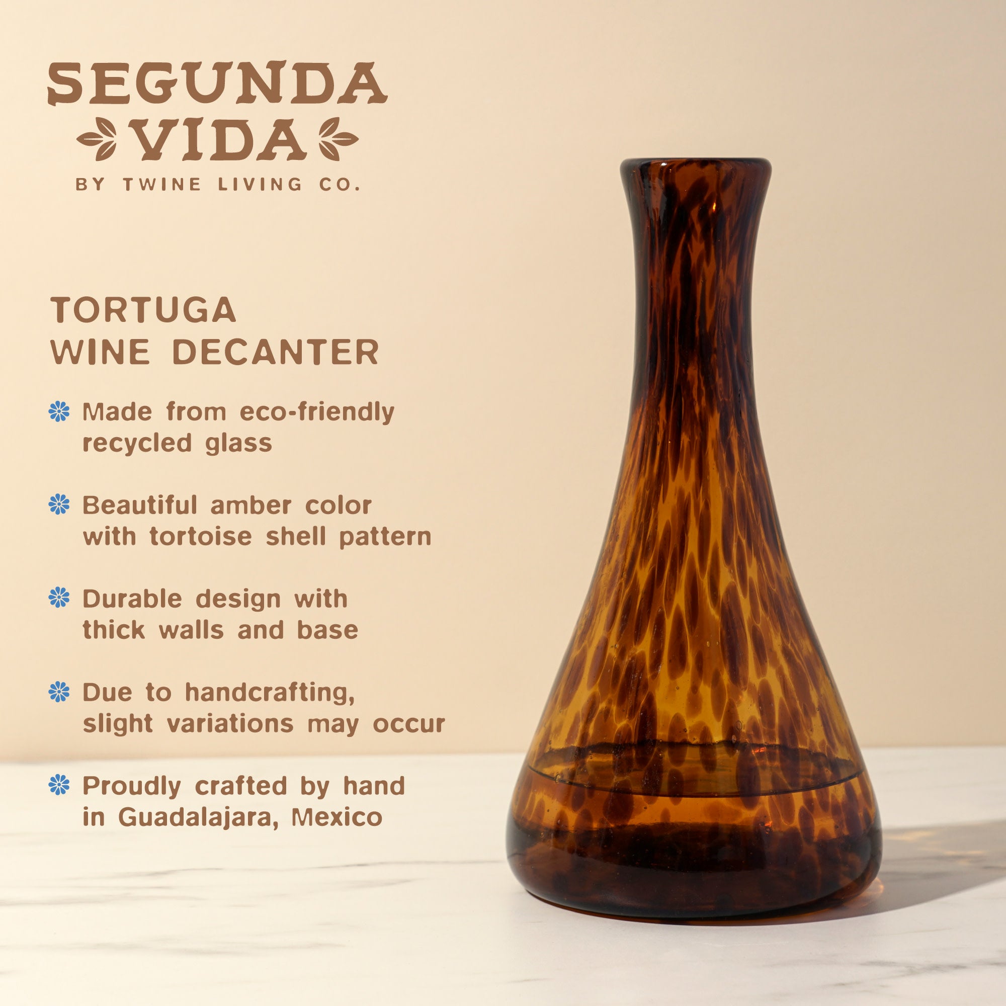 Segunda Vida Tortuga Decanter - Thumbnail 5