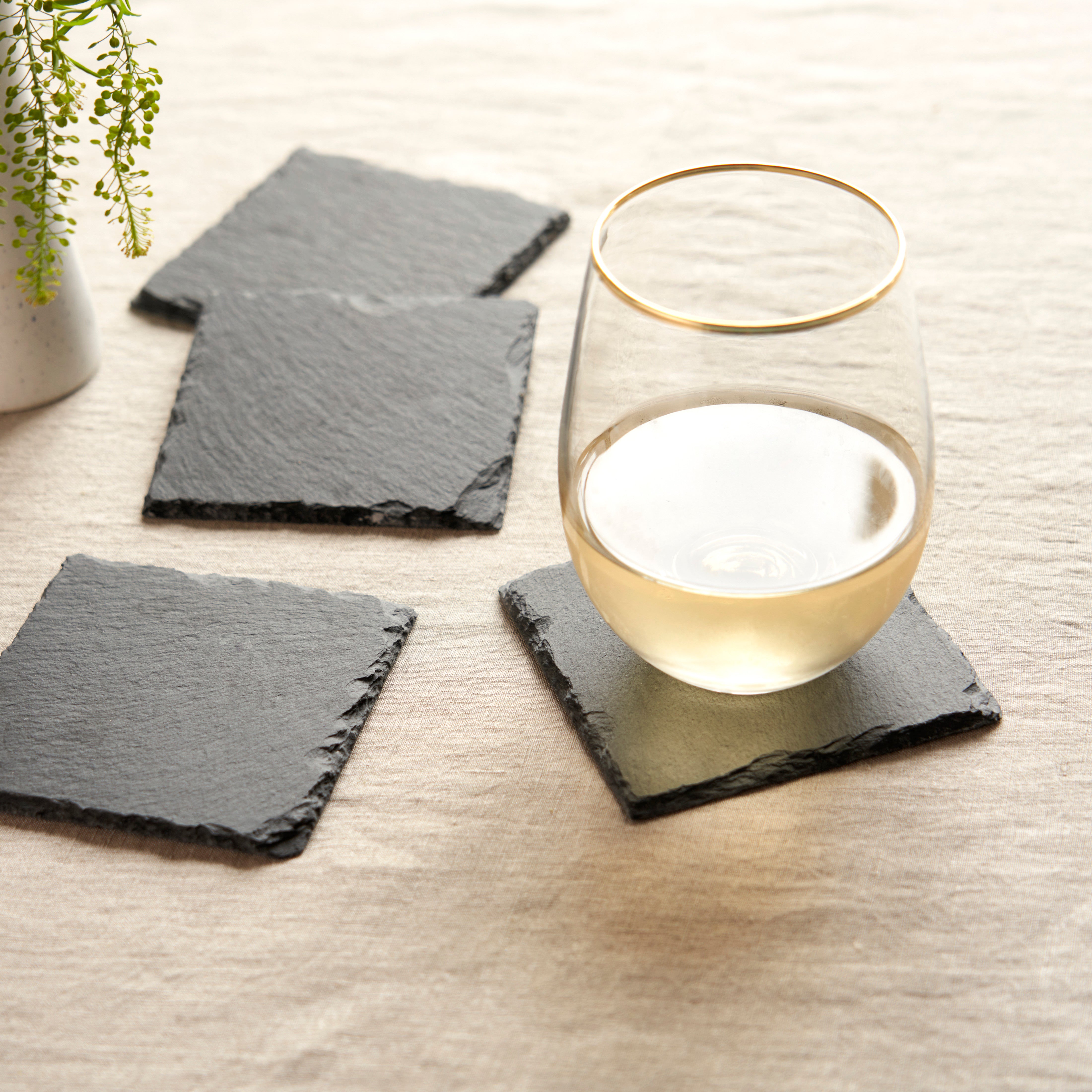 Square Slate Coasters - Thumbnail 4
