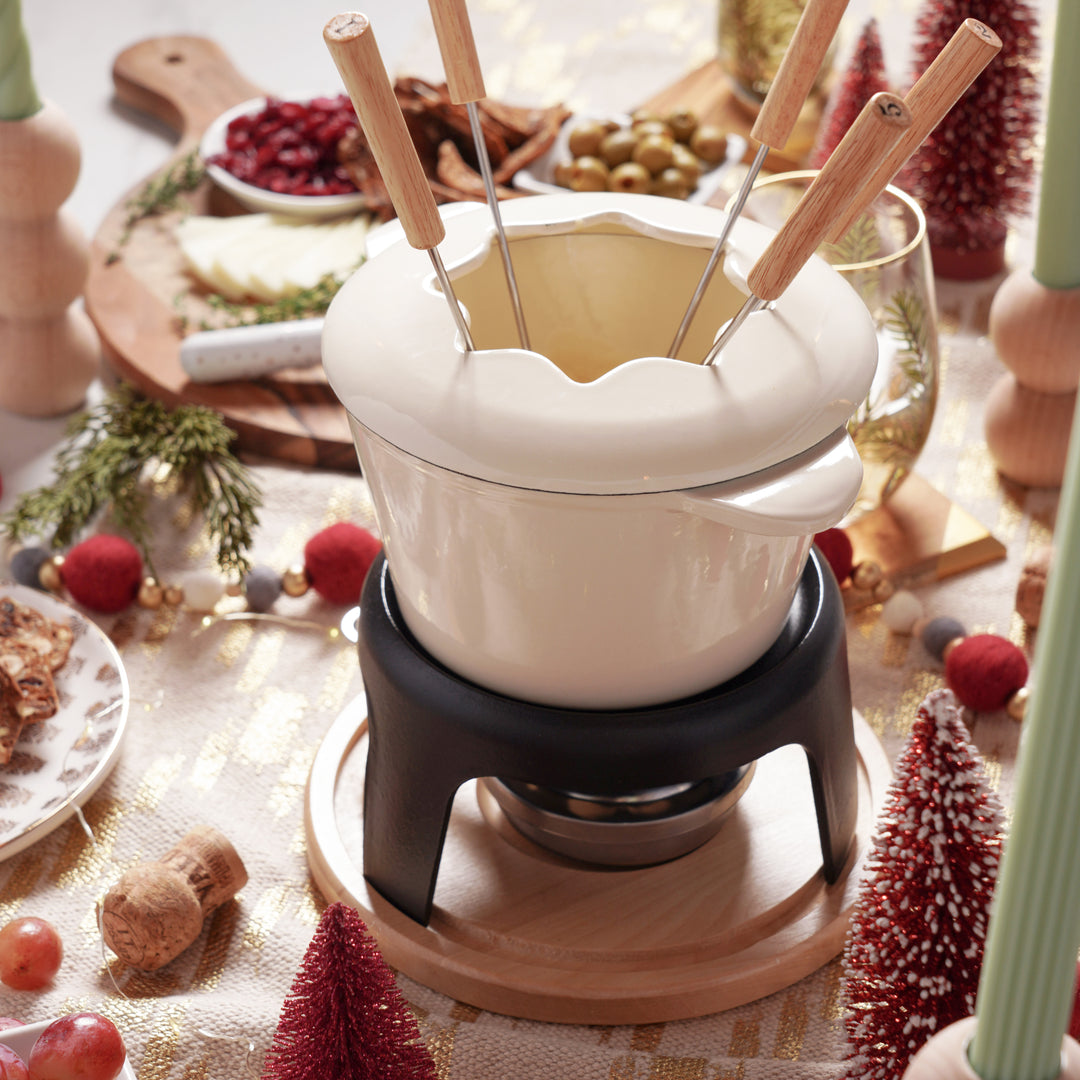 Twine Cast Iron Fondue Set