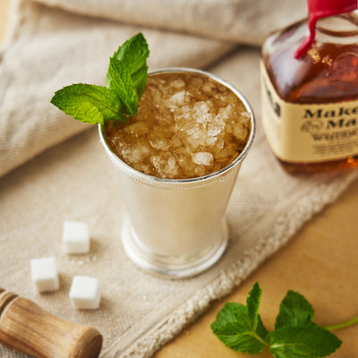 VINTAGE STYLE MINT JULEP CUP - Whether you’re into horse races or not, this classic Kentucky Derby cocktail is a crowd pleaser. Drink your mint juleps from a cocktail tumbler traditionally designed for the drink with vintage charm. Hand wash.