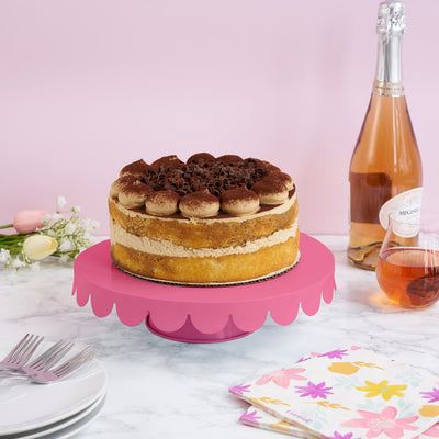 MULTI-FUNCTION cake stand, works as cupcake stand, cake plate, and more. Stack cupcakes for a children’s birthday party or celebrate mother’s day in style.