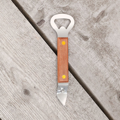 Bottle Opener: Add a rustic touch to your kitchen or home bar with this classic bottle opener; It has an easy open design, integrating style and ease into one, and can also be used as a can opener